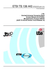Die Norm ETSI TS 136443-V10.0.0 20.1.2011 Ansicht