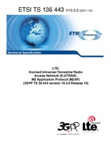 Die Norm ETSI TS 136443-V10.3.0 21.10.2011 Ansicht