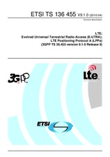 Die Norm ETSI TS 136455-V9.1.0 22.4.2010 Ansicht
