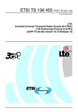 Die Norm ETSI TS 136455-V10.1.0 30.6.2011 Ansicht