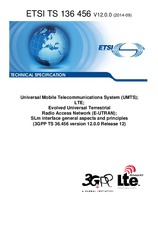 Die Norm ETSI TS 136456-V12.0.0 26.9.2014 Ansicht