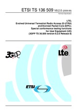 Die Norm ETSI TS 136509-V8.2.0 19.6.2009 Ansicht