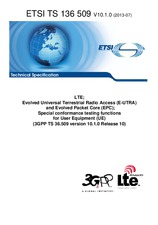 Die Norm ETSI TS 136509-V10.1.0 2.7.2013 Ansicht