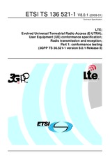 Die Norm ETSI TS 136521-1-V8.0.1 28.1.2009 Ansicht