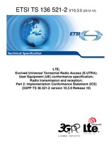 Die Norm ETSI TS 136521-2-V10.3.0 3.10.2012 Ansicht