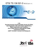 Die Norm ETSI TS 136521-3-V9.5.0 15.11.2011 Ansicht