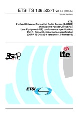 Die Norm ETSI TS 136523-1-V8.1.0 23.4.2009 Ansicht