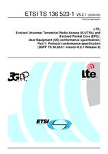Die Norm ETSI TS 136523-1-V8.2.1 27.8.2009 Ansicht