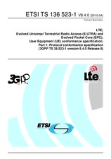 Die Norm ETSI TS 136523-1-V8.4.0 30.4.2010 Ansicht