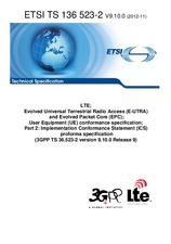 Die Norm ETSI TS 136523-2-V9.10.0 9.11.2012 Ansicht