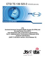 Die Norm ETSI TS 136523-2-V10.0.0 27.3.2012 Ansicht