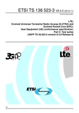 Die Norm ETSI TS 136523-3-V8.4.0 4.11.2010 Ansicht