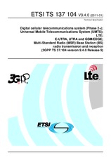 Die Norm ETSI TS 137104-V9.4.0 20.1.2011 Ansicht