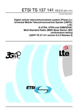 Die Norm ETSI TS 137141-V9.2.0 20.1.2011 Ansicht