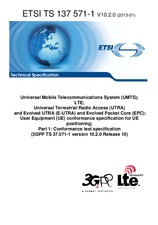 Die Norm ETSI TS 137571-1-V10.2.0 14.1.2013 Ansicht