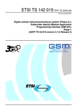 Die Norm ETSI TS 142019-V4.1.0 28.6.2005 Ansicht