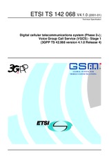 Die Norm ETSI TS 142068-V4.1.0 14.8.2001 Ansicht