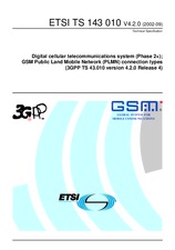 Die Norm ETSI TS 143010-V4.2.0 24.9.2002 Ansicht