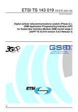 Die Norm ETSI TS 143019-V4.0.0 25.10.2001 Ansicht