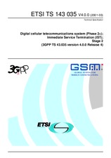 Die Norm ETSI TS 143035-V4.0.0 31.3.2001 Ansicht