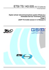 Die Norm ETSI TS 143035-V4.1.0 31.3.2002 Ansicht