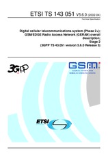 Die Norm ETSI TS 143051-V5.6.0 11.6.2002 Ansicht