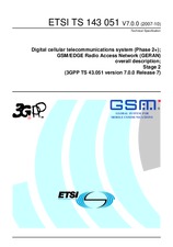 Die Norm ETSI TS 143051-V7.0.0 24.10.2007 Ansicht