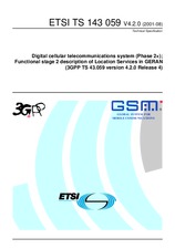 Die Norm ETSI TS 143059-V4.2.0 31.8.2001 Ansicht