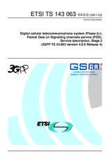 Die Norm ETSI TS 143063-V4.0.0 31.3.2001 Ansicht