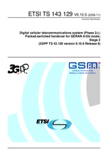 Die Norm ETSI TS 143129-V6.10.0 30.11.2006 Ansicht