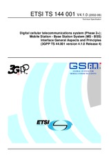 Die Norm ETSI TS 144001-V4.1.0 27.6.2002 Ansicht