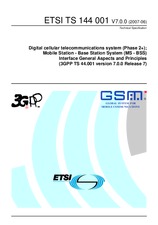 Die Norm ETSI TS 144001-V7.0.0 30.6.2007 Ansicht