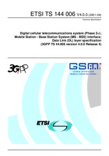 Die Norm ETSI TS 144006-V4.0.0 15.5.2001 Ansicht