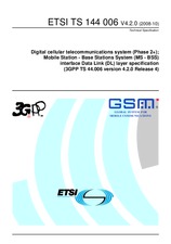 Die Norm ETSI TS 144006-V4.2.0 21.10.2008 Ansicht