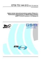 Die Norm ETSI TS 144013-V4.1.0 27.6.2002 Ansicht