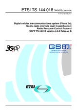 Die Norm ETSI TS 144018-V4.4.0 15.5.2001 Ansicht