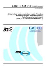 Die Norm ETSI TS 144018-V4.14.0 30.4.2003 Ansicht