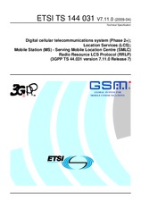 Die Norm ETSI TS 144031-V7.11.0 15.4.2009 Ansicht