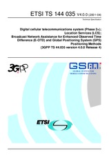 Die Norm ETSI TS 144035-V4.0.0 15.5.2001 Ansicht