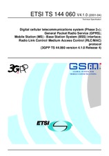 Die Norm ETSI TS 144060-V4.1.0 14.8.2001 Ansicht