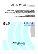 Die Norm ETSI TS 144060-V4.3.0 30.9.2001 Ansicht