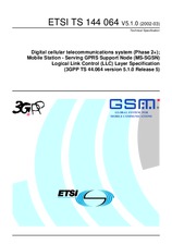 Die Norm ETSI TS 144064-V5.1.0 31.3.2002 Ansicht