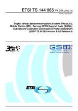 Die Norm ETSI TS 144065-V4.0.0 25.10.2001 Ansicht