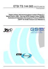 Die Norm ETSI TS 144065-V4.2.0 31.3.2002 Ansicht