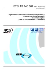 Die Norm ETSI TS 145001-V9.1.0 2.2.2010 Ansicht