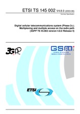 Die Norm ETSI TS 145002-V4.8.0 30.6.2003 Ansicht