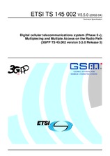 Die Norm ETSI TS 145002-V5.5.0 30.4.2002 Ansicht