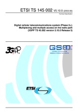 Die Norm ETSI TS 145002-V5.10.0 30.6.2003 Ansicht