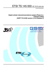 Die Norm ETSI TS 145003-V5.10.0 31.8.2004 Ansicht