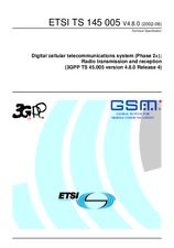 Die Norm ETSI TS 145005-V4.8.0 30.6.2002 Ansicht